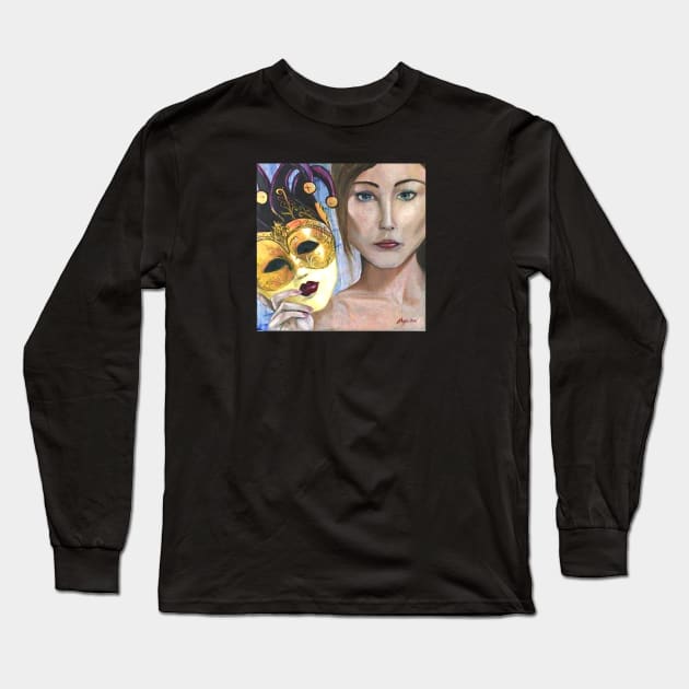 The Mask Long Sleeve T-Shirt by SkyeElizabeth